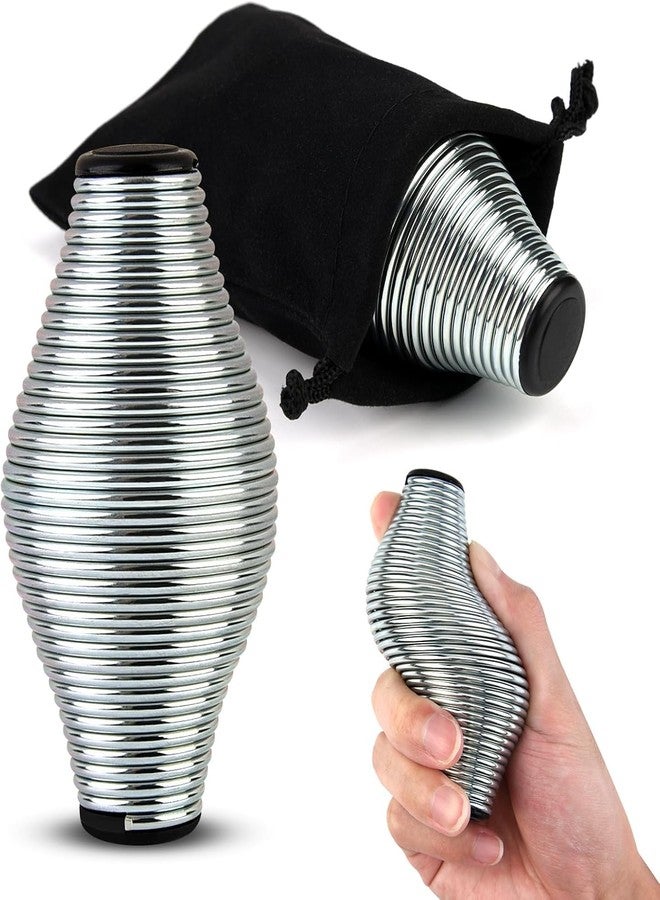 KEYOZA ألعاب معدنية زنبركية لتخفيف التوتر، مناسبة للبالغين، وحشو سلال عيد الفصح، وهدايا للأطفال والمراهقين والرجال، وأدوات مكتبية هادئة وفعّالة لتخفيف التوتر، وكرة حسية لتخفيف التوتر، وأداة مساعدة على التحكم في التوتر. - Image 1